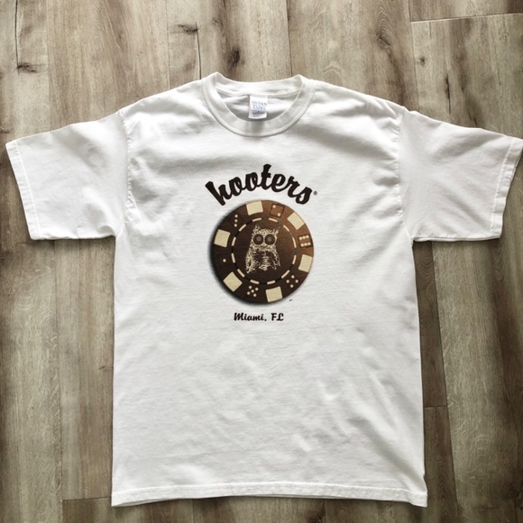 Hooters, Vintage T Shirt, Miami, Florida, Mens Large, Good Condition - Picture 3 of 7